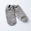RoToTo Recycled Cotton Pile Socks Slipper Ivory/Charcoal