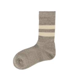 RoToTo Organic Cotton Special Trio Mix Gray Socks