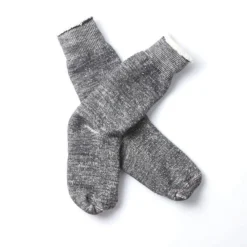RoToTo Double Face Merino Socks Charcoal