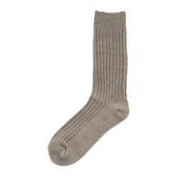 RoToTo Organic Cotton Special Trio Mix Grey Socks