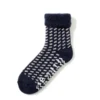 RoToTo Comfy Room Socks Birds Eye Navy 2 RoToTo Comfy Room Socks Birds Eye Navy