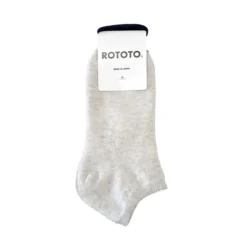 RoToTo Washi Pile Short Socks Oatmeal