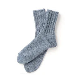 RoToTo Denim Tone Ankle Socks Ice Denim