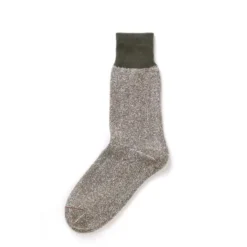 RoToTo Double Face Socks Olive Khaki