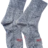 RoToTo | Double Face Mid Socks | Gray/green/light Blue/navy