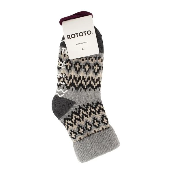 RoToTo Comfy Room Socks Nordic Grey 3 RoToTo Comfy Room Socks Nordic Grey