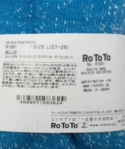 RoToTo Double Face Socks Blue 5 RoToTo Double Face Socks Blue