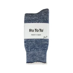 RoToTo Double Face Merino Socks - Deep Ocean