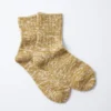 RoToTo Low Gauge Slub Mustard Socks