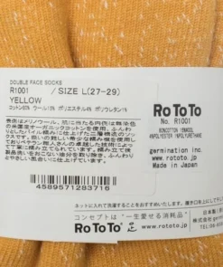 RoToTo Double Face Socks Yellow