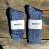 RoToTo Denim Tone Ankle Socks Ice Denim