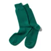 RoToTo Sea Green Cotton Waffle Crew Socks