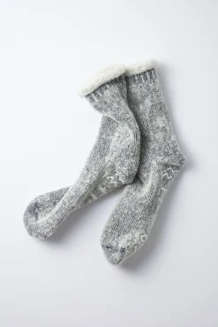 RoToTo Merino Home Socks Navy & White S